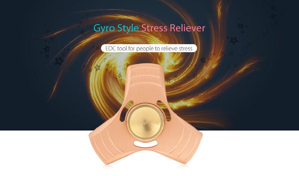 Aluminum Alloy Gyro Style Stress Reliever Pressure Reducing Toy for Office Worker