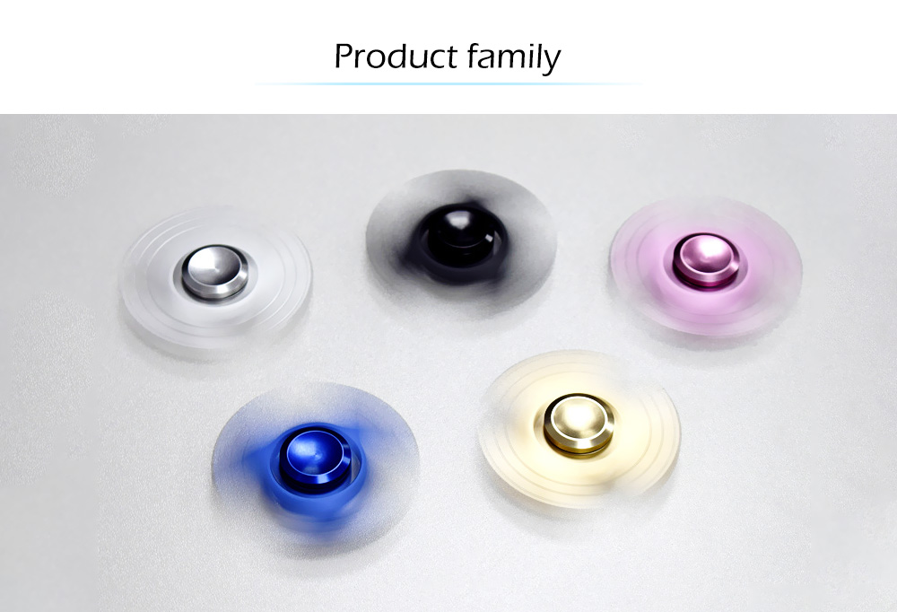 Aluminum Alloy Gyro Style Stress Reliever Pressure Reducing Toy for Office Worker