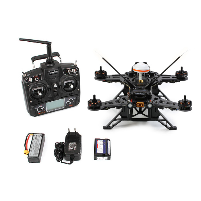 Walkera Runner 250 Upgraded Drone OSD Racer Modular HD Camera 250 Size Racing Quadcopter with DEVO 7 Transmitter ( Basic 3 Package ) EU Plug