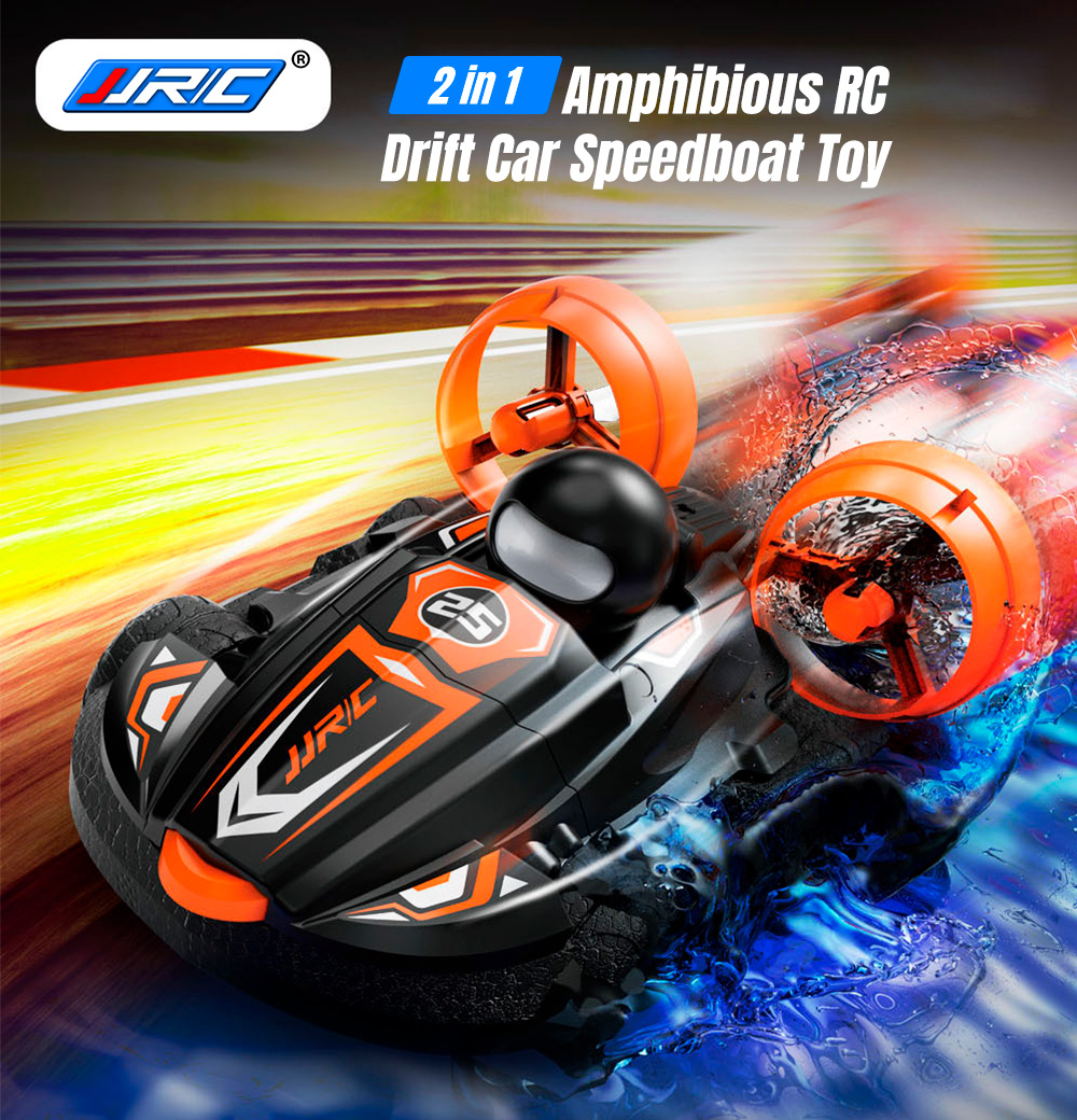 JJRC Q86 4WD Amphibious 2 in 1 RC Drift Car Speedboat All-round Control Summer Outdoor Toy for Kids