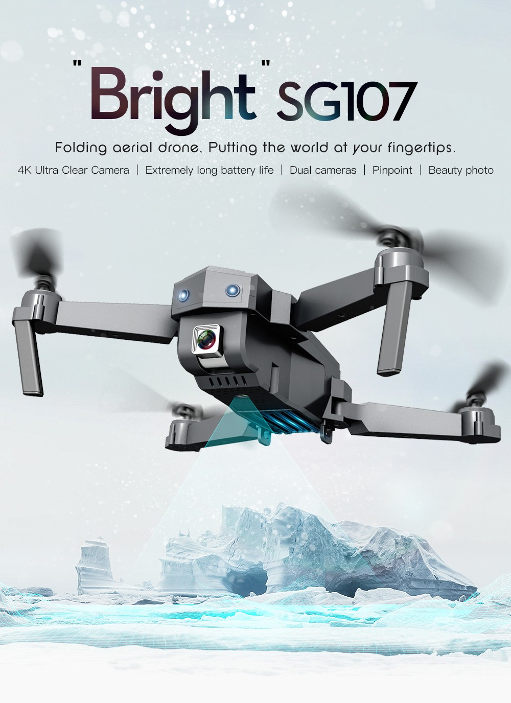 SG107 HD Aerial Folding Drone