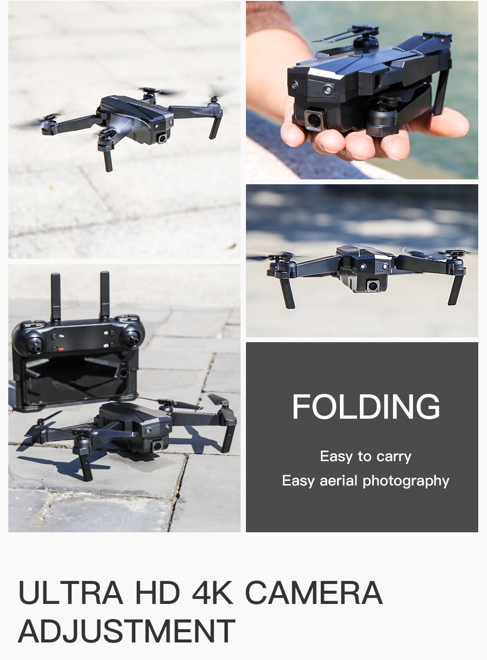 SG107 HD Aerial Folding Drone Easy to carry