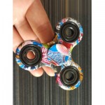 Patriotic Heart Stress Reliever Focus Toy Fidget Spinner