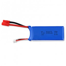 3 x 7.4V 2000mAh Battery + Charger with Cable / Power Adapter Set