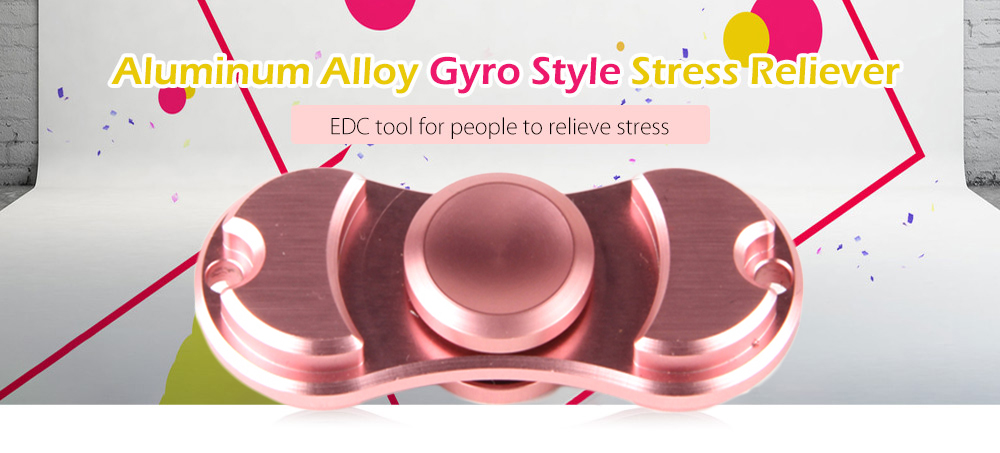 Aluminum Alloy Bearing Gyro Style Stress Reliever Pressure Reducing Toy for Office Worker